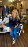 3/4 Zip Chenille