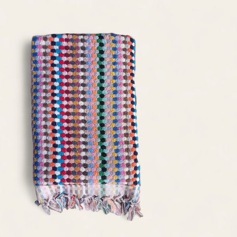 Pompom Bubble Handloom Bath Turkish Towels Farmhouse Decor