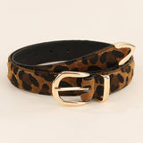 FASHION BELT LEOPARD PRINT