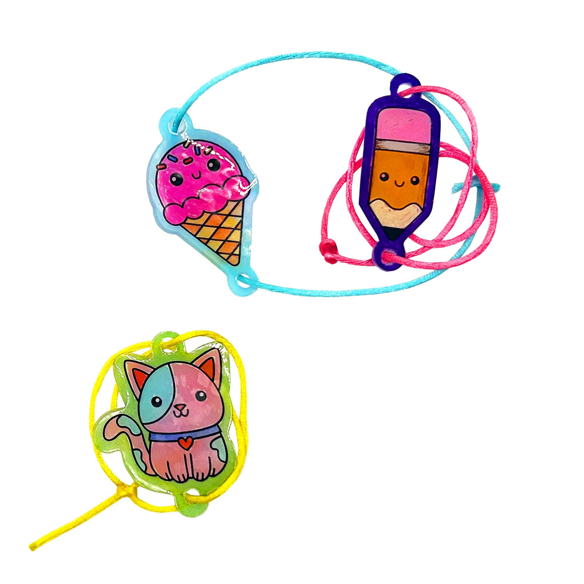 Shrink-Its!: D.I.Y. Shrink Art Bracelet Kit - B.F.F. (24 PC