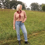 Handmade in USA brass bandana slide - bolo