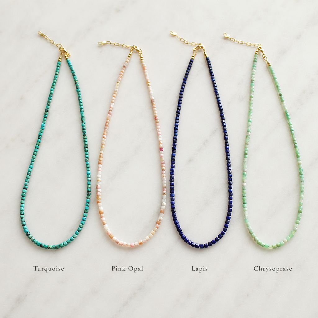 Core Gemstone Layering Necklaces