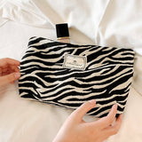 Leopard Print Makeup Bag Travel Toiletry Pouch
