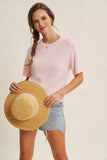 YEAR-ROUND ESSENTIAL SOFT SWEATER TOP WITH RAGLAN SLEEVES