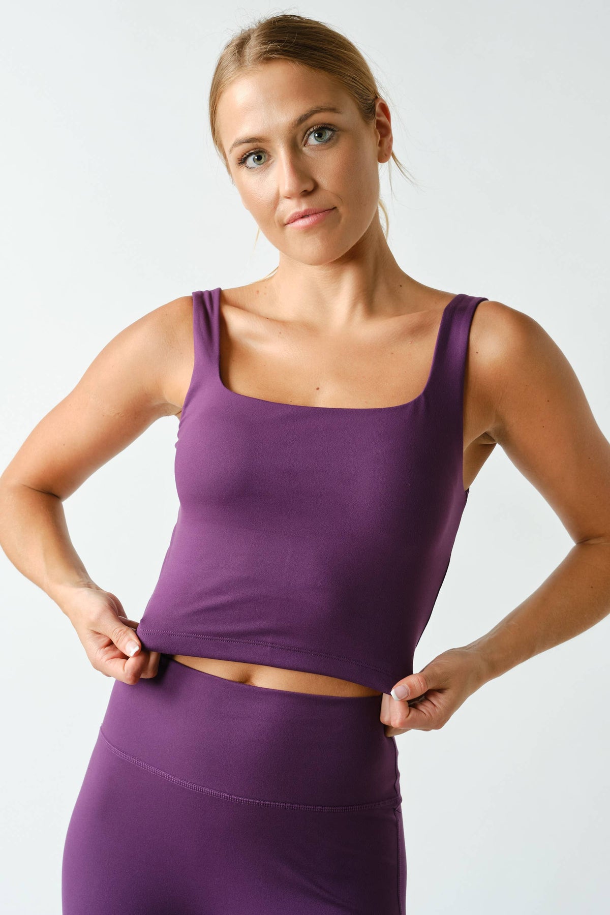 Venice Square-Neck Longline Top