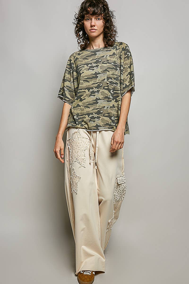 Vintage Washed Relaxed Fit Camo Tee