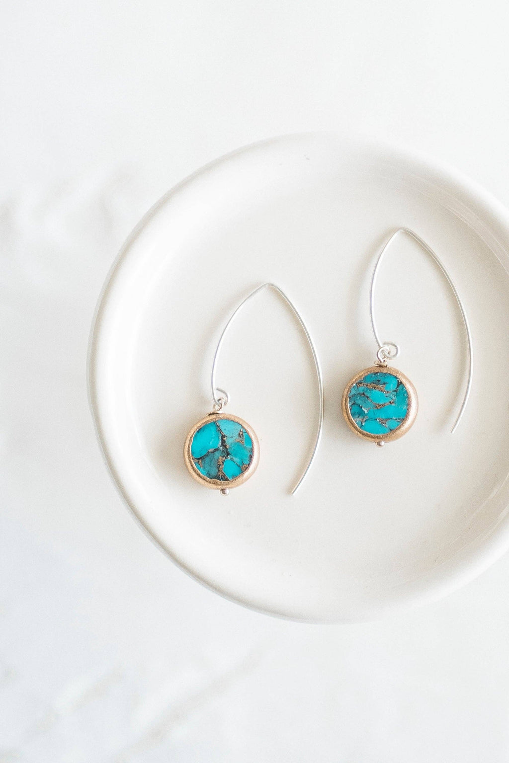 Veda Mosaic Turquoise Earring