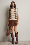 Crochet Diamond Pattern Vest