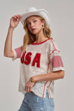 Sheer Lace USA Top