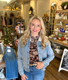 Sherpa Collar Denim Jacket