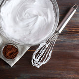 Fox Run Whisk, Stainless Steel with Solid Handle, 8"