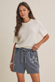 YEAR-ROUND ESSENTIAL SOFT SWEATER TOP WITH RAGLAN SLEEVES