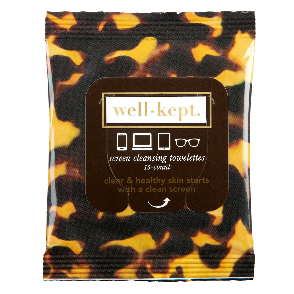 TORTOISESHELL SCREEN & LENS WIPES
