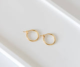 Kari 18k gold plated hoops -earrings- hypoallergenic