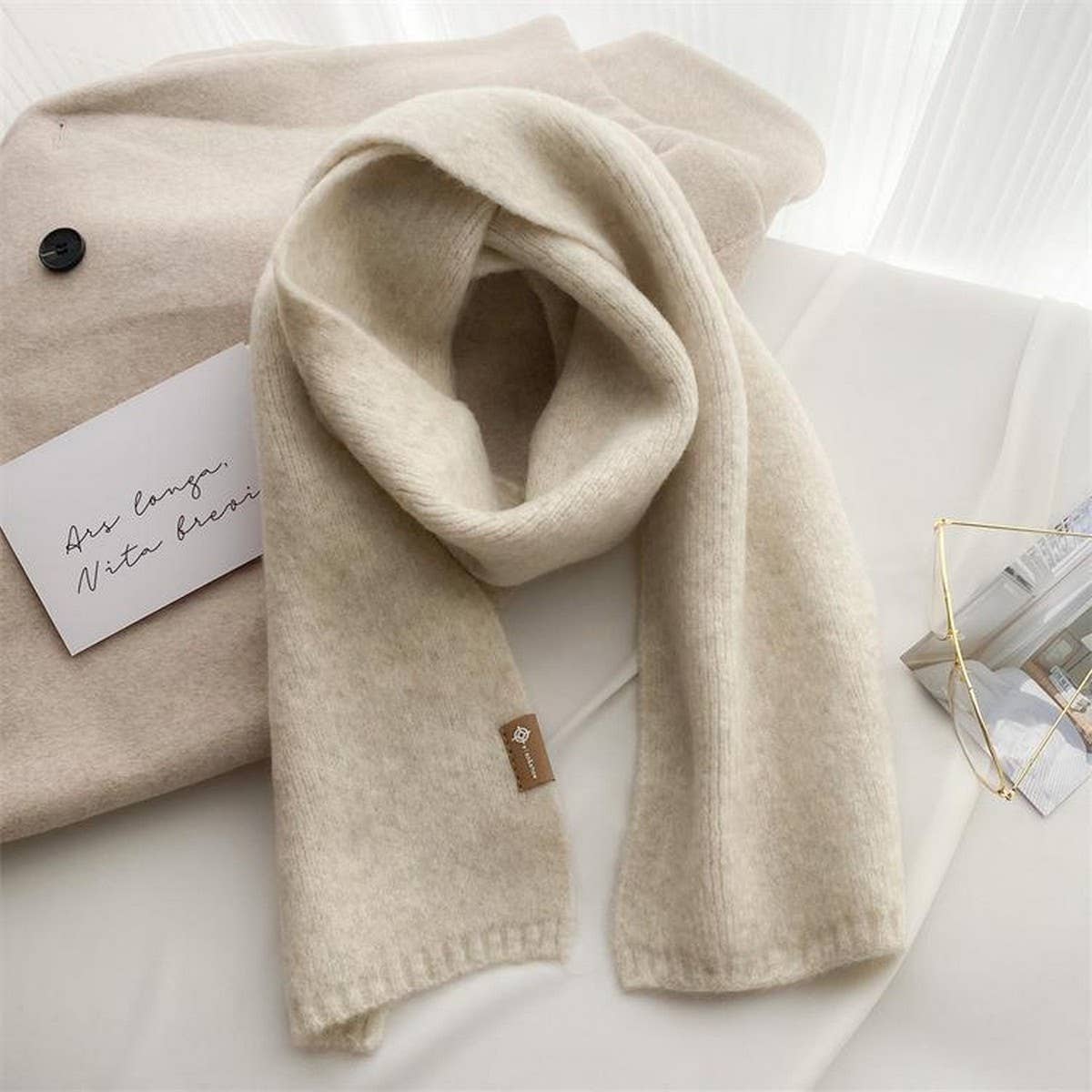 Soft Knit Neck Scarf