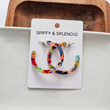 Camy Hoops - Fiesta // Earrings, Jewelry, Gifts