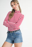 Striped Turtleneck