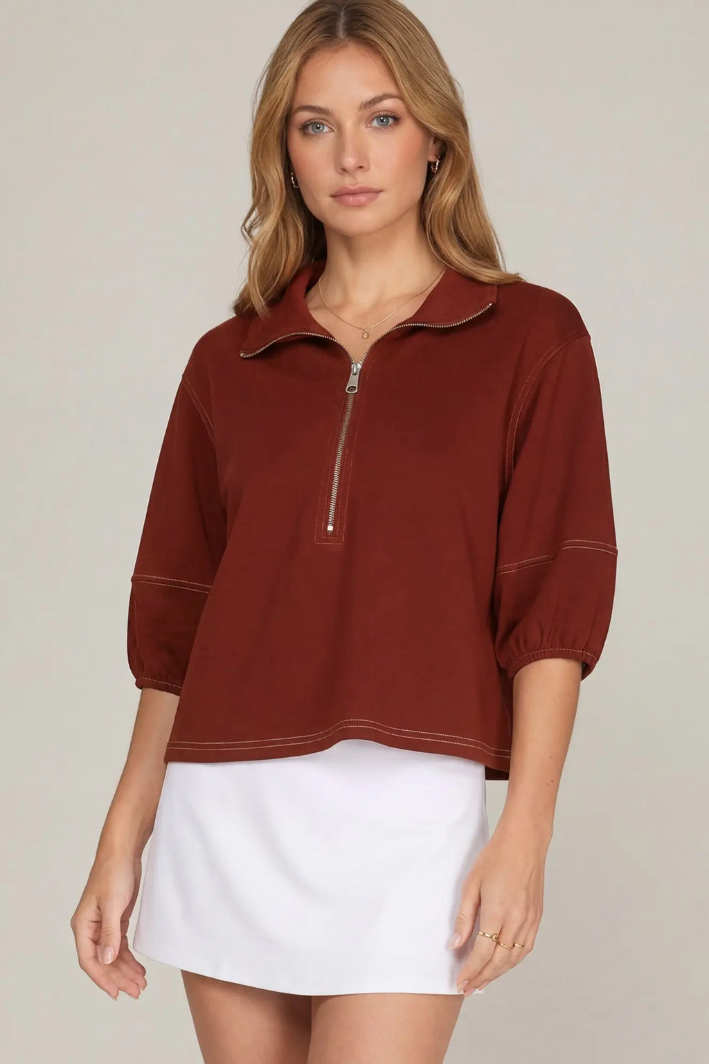 The Varsity Half-Zip