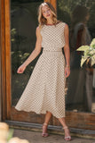 Polka Dot Top and Skirt Set