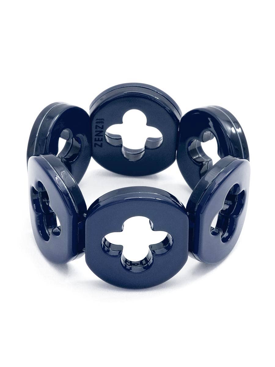 Zenzii Resin Clover Bracelet