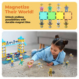 PicassoTiles 8pc King & Knights Magnetic Action Figures