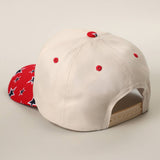 Land Of The Free Embroidered Patch Star Print Trucker Hat