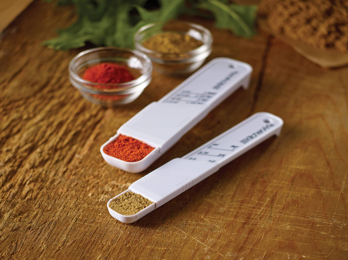 KitchenArt Adjustable Measuring Spoon Set, 2-Pieces