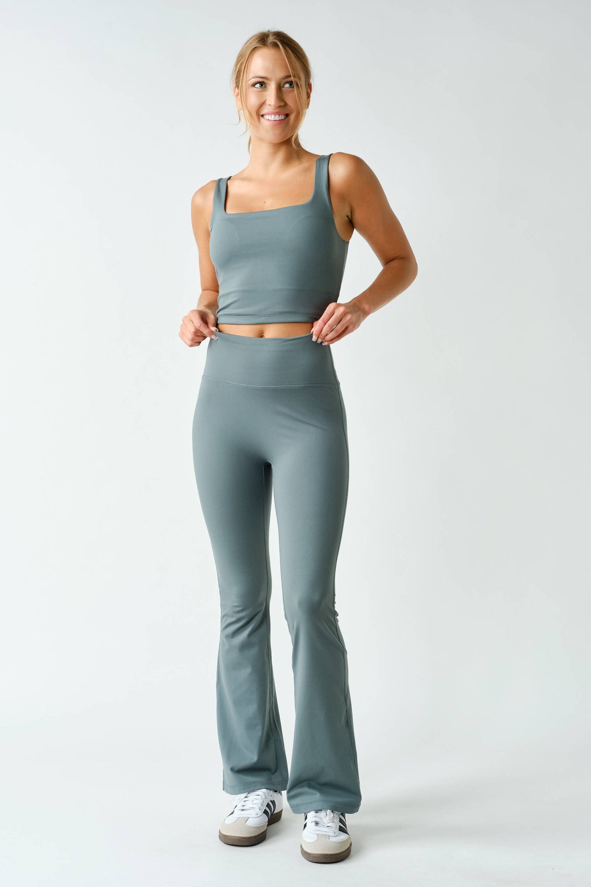 Venice Square-Neck Longline Top