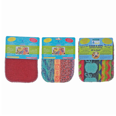 SCRUB WOW SPONGE  3 PACK