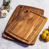 TB Home® 2-Piece Acacia Wood Cutting Board Set