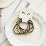4PCS Braided Elastic Hair Ties Set