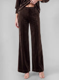 Velvet High Rise Wide Leg Pants