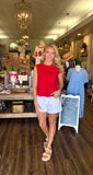 Sleeveless Cotton Top