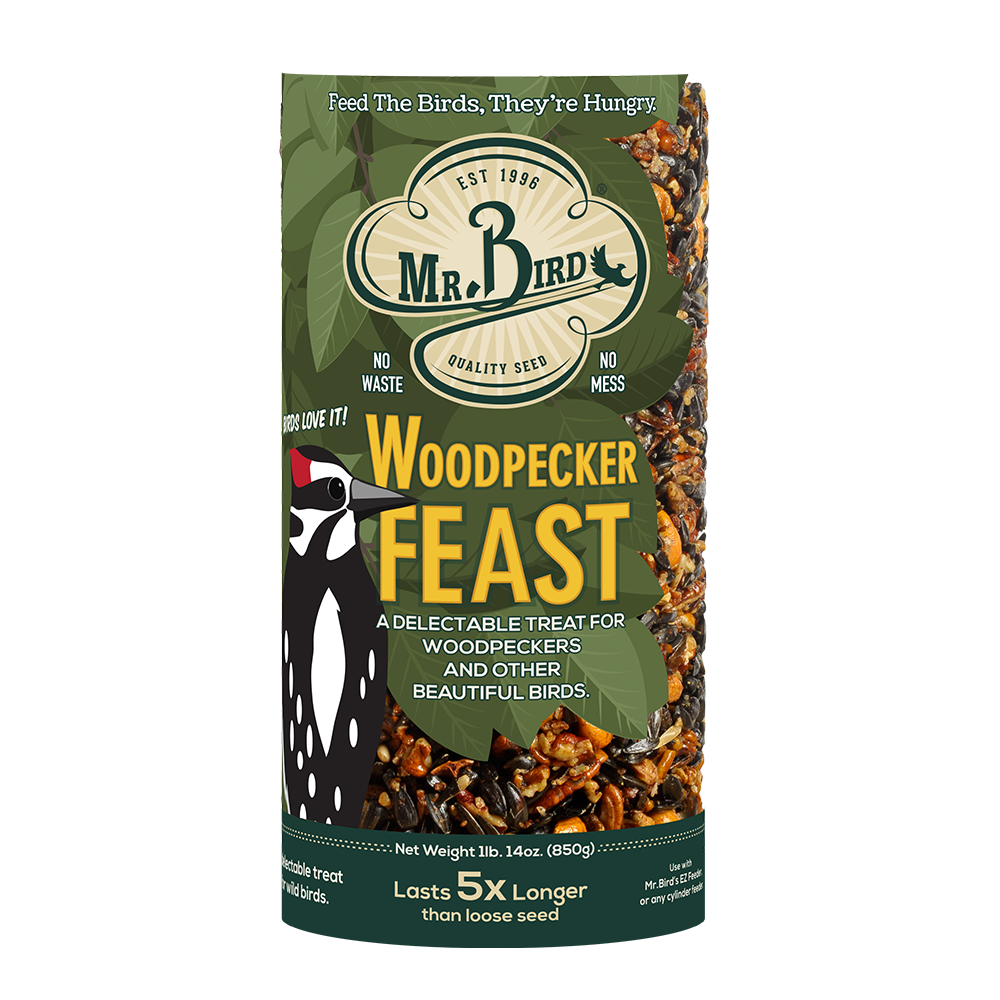 Woodpecker Feast Cylinder  - Small