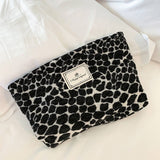 Leopard Print Makeup Bag Travel Toiletry Pouch