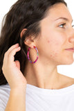 Cameron Hoops - Paradise Pink // Earrings, Jewelry, Gifts