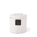 Ceramic Diamond Pattern Tissue Box - White