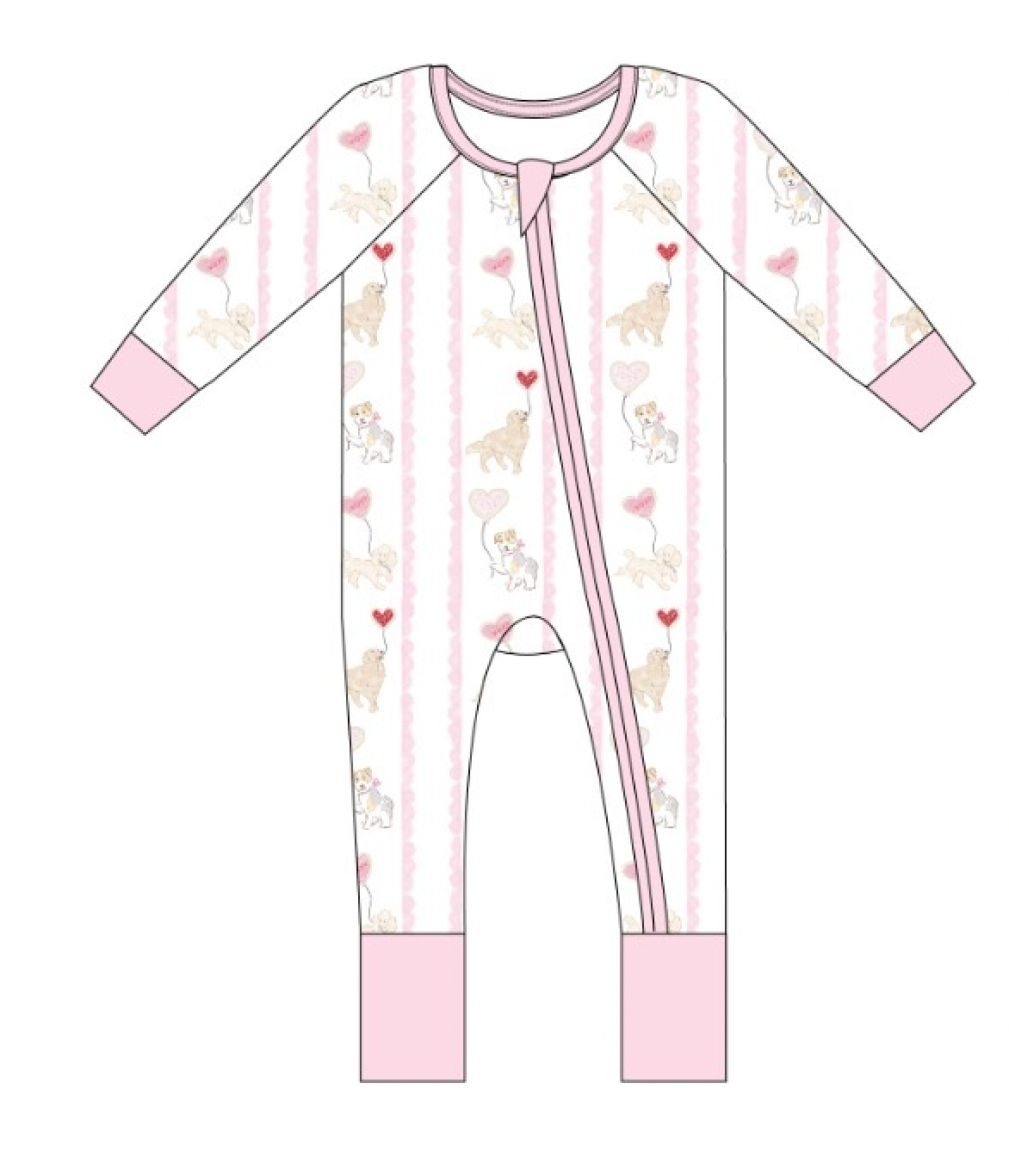 Puppy Love Convertible Footies
