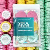 Vibe and Revive Shower Steamers 6 Pack - Made in USA