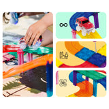PicassoTiles 30pc Magnetic Race Track Building Set