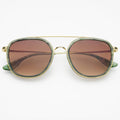 Weston Acetate Round Unisex Sunglasses