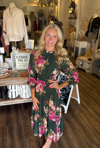 Floral Midi Dress