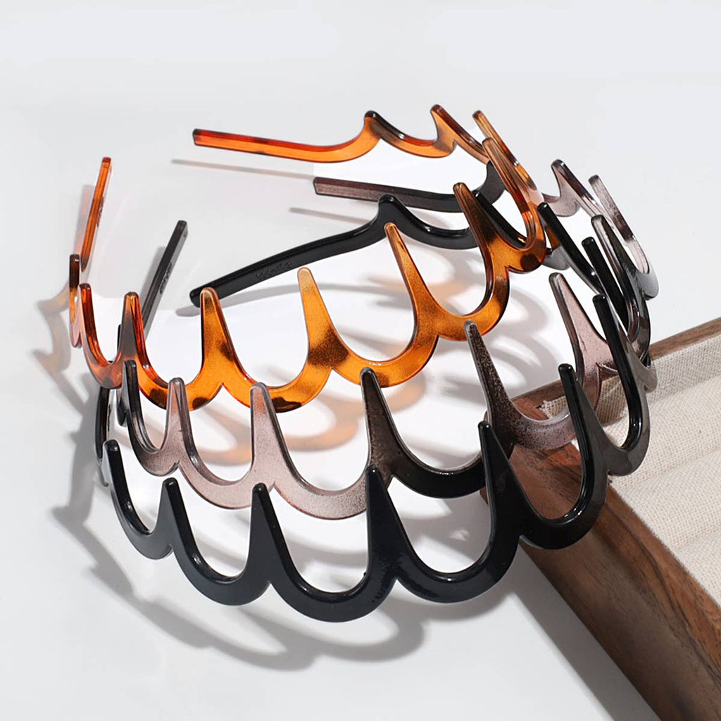 Transparent Color Wave Headband