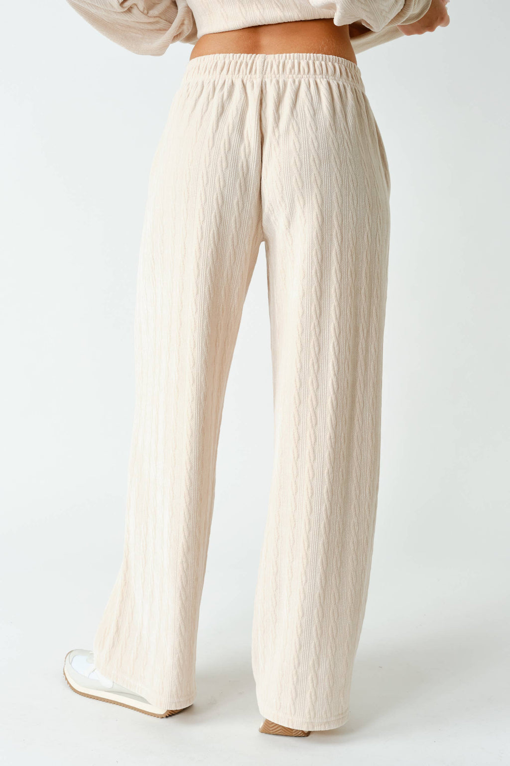 Groove-Track Textured Lounge Pants