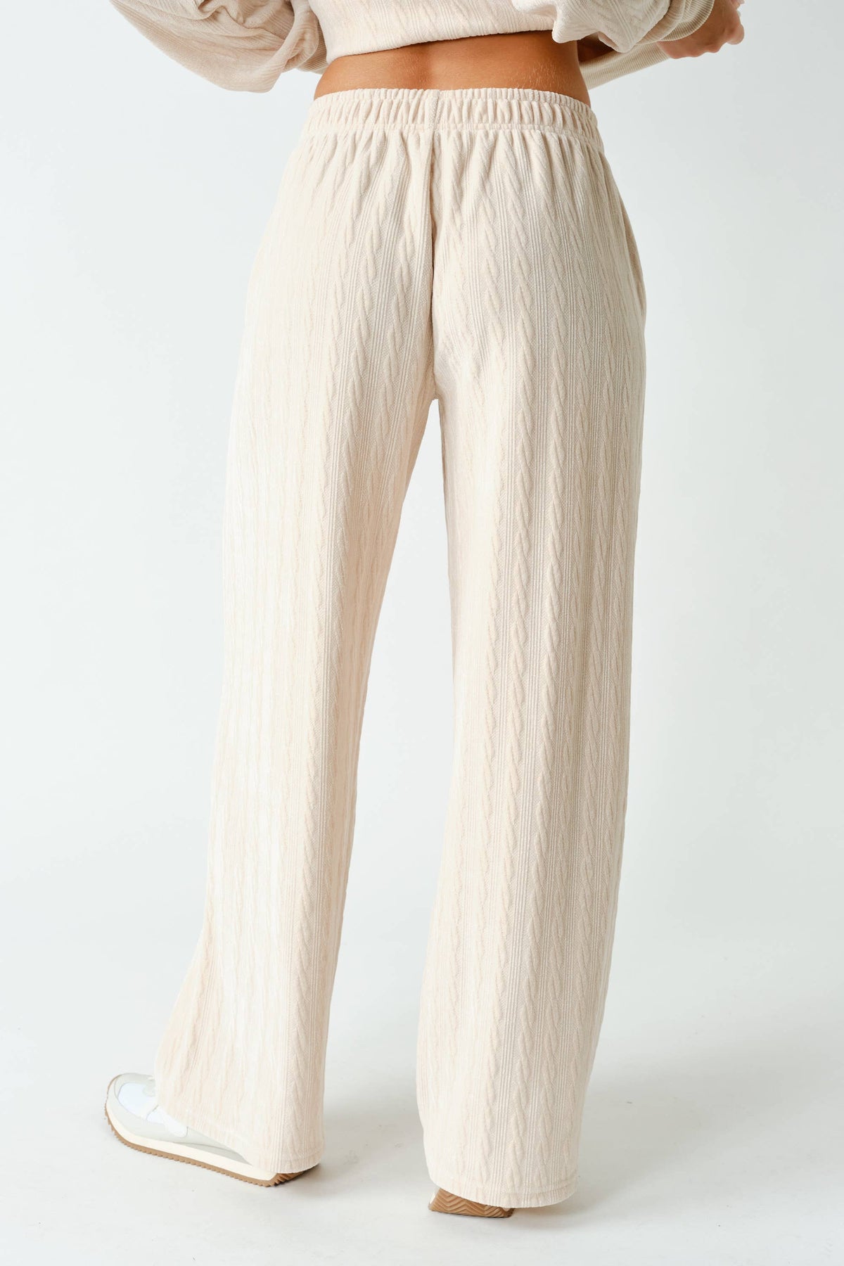 Groove-Track Textured Lounge Pants