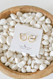 Kari 18k gold plated hoops -earrings- hypoallergenic