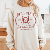 Home Plate Social Club Crewneck In Sand