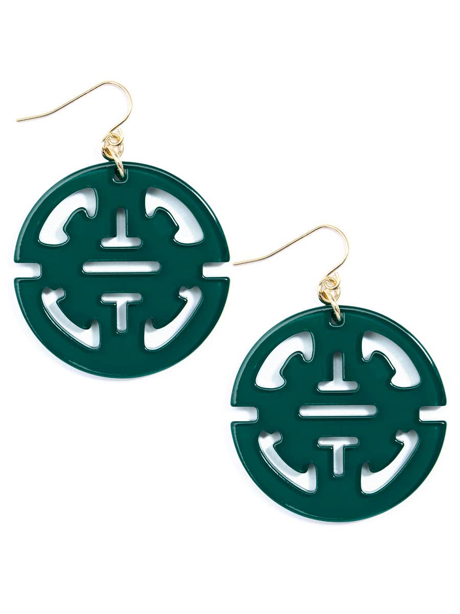 Zenzii Resin Drop Earring