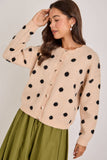 Soft Polka Dot Cardigan