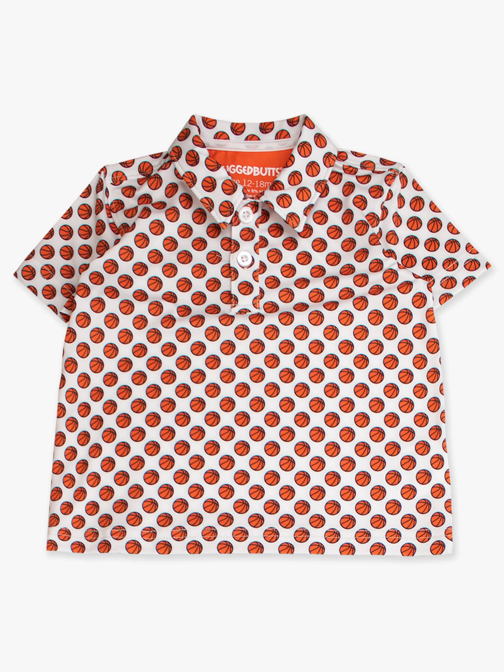Boys Basketball Madness Knit Short Sleeve Performance Polo